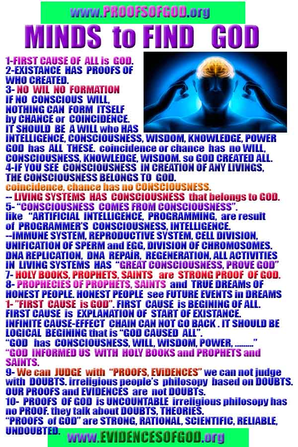 what are the proofs of God?